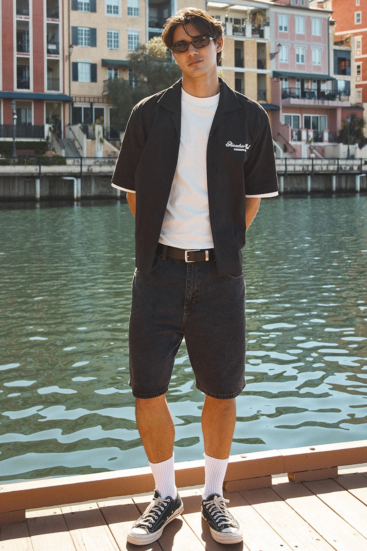 Worship Big Dawgs Jean Short Black Rinse - Image 4