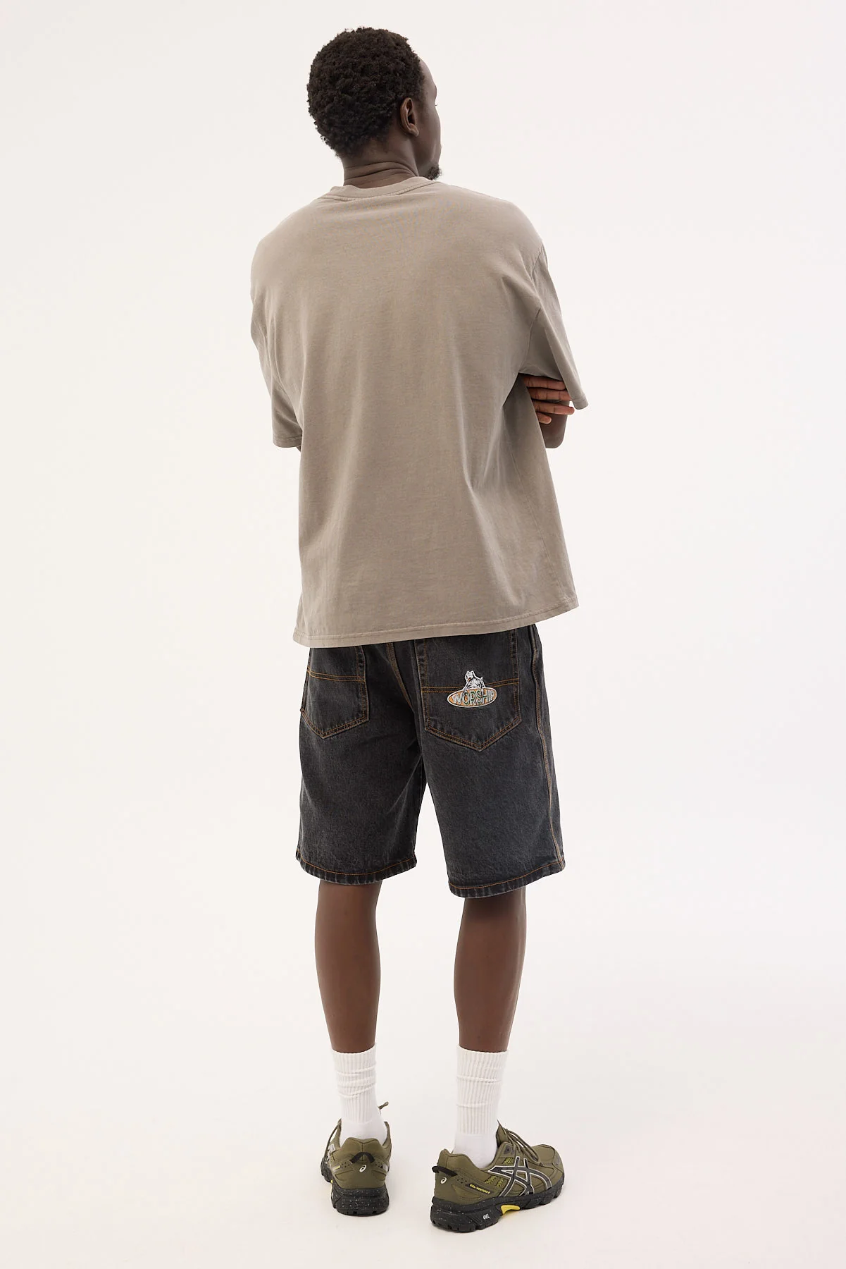 Worship Big Dawgs Jean Short Black Rinse - Image 8