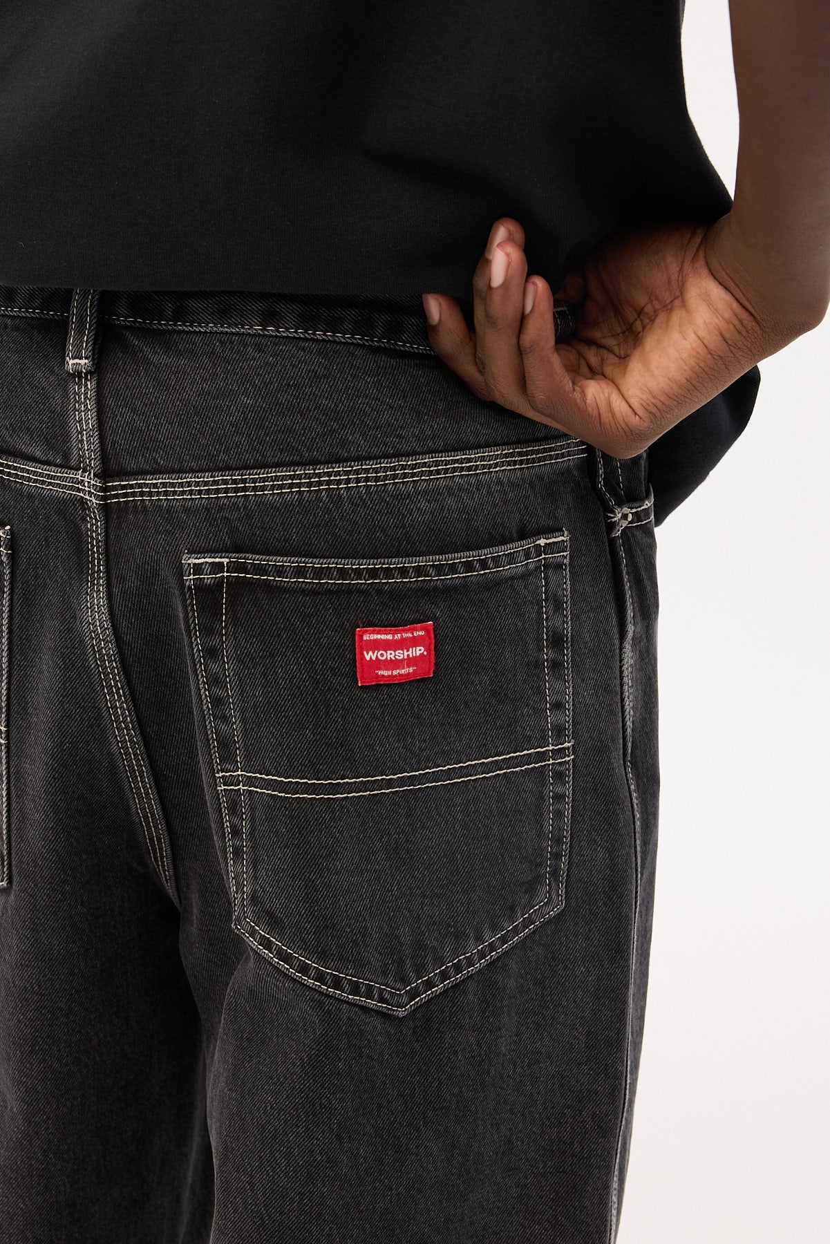 Worship Big Dawgs Jean Used Black - Image 10