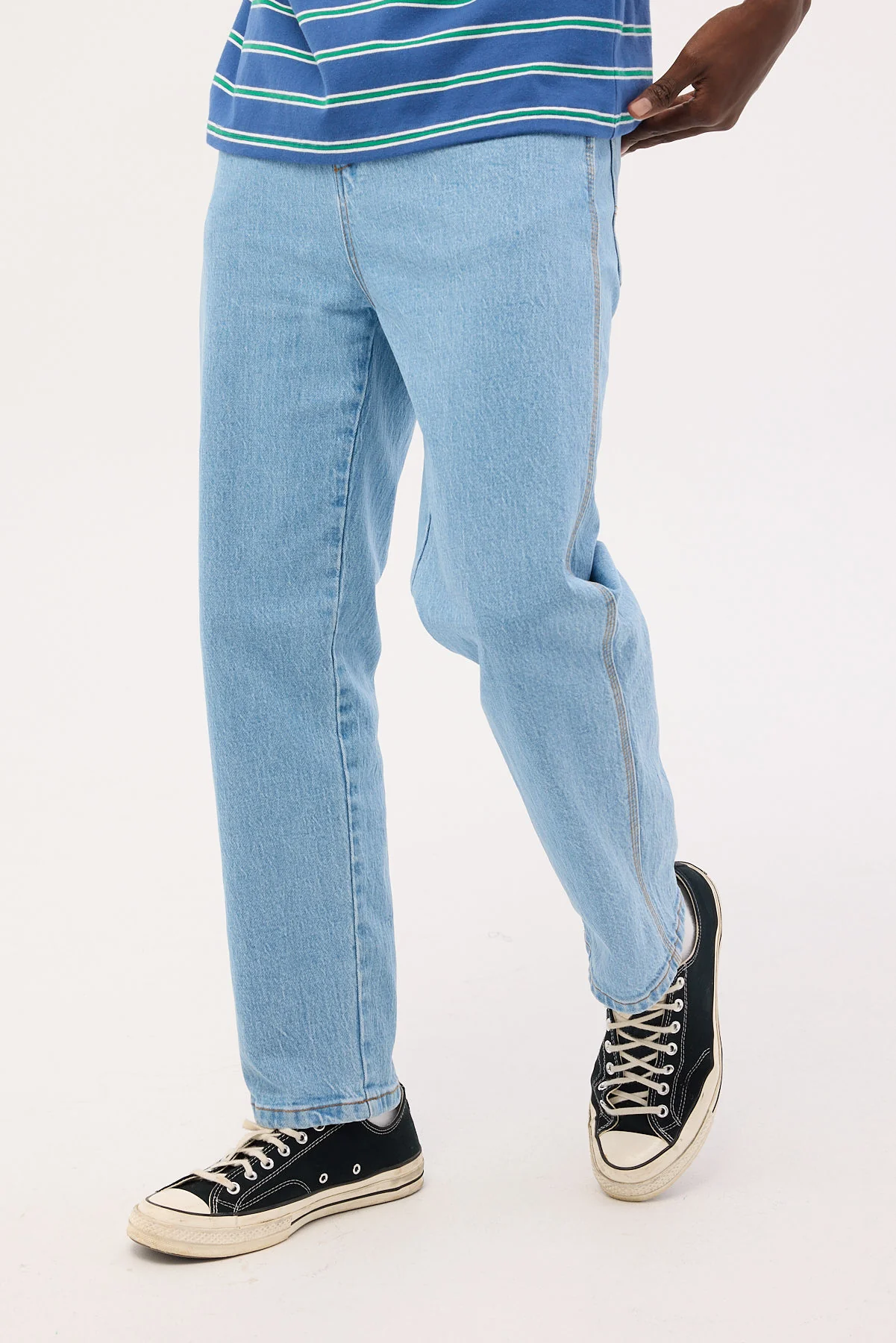 Worship Lounger Jean Electric Fade Blue - Image 4